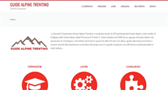 Desktop Screenshot of guidealpinetrentino.com